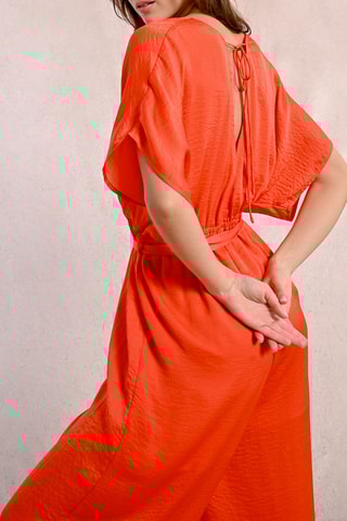 Jumpsuit - Koraalrood