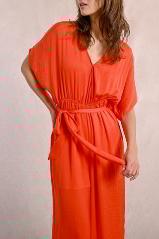 Jumpsuit - Koraalrood