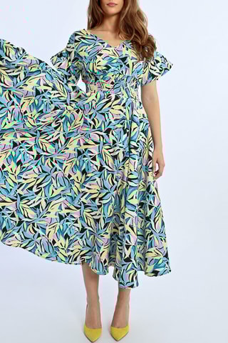 Vestido midi - Negro