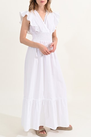 Lange Jurk - Wit - Molly Bracken