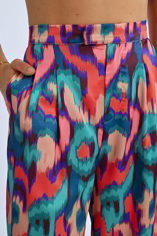 Pantalón de tiro alto - Azul oscuro