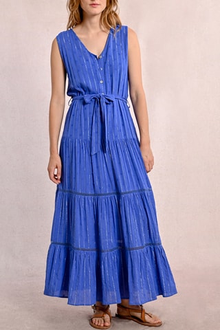 Lange Jurk - Kobaltblauw