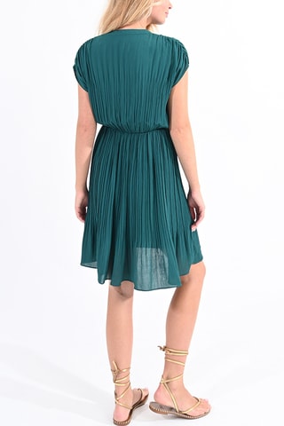 Robe plissée - Vert canard - Molly Bracken