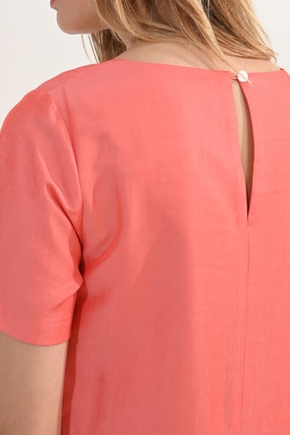 Rechte Jurk - Koraalrood - Molly Bracken