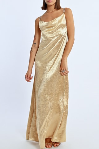 Vestido largo - Dorado
