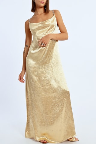 Vestido largo - Dorado