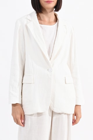 Linnen Jasje - Wit - Lili Sidonio