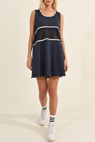 Robe trapèze - Bleu marine - Lili Sidonio