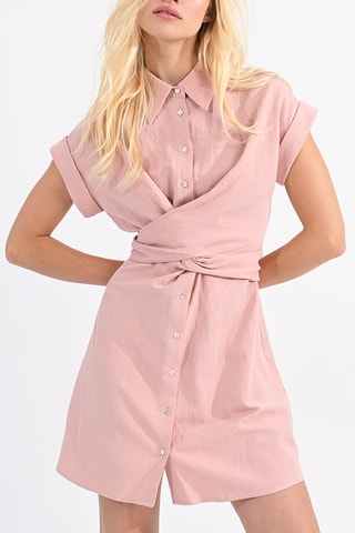 Blouse-jurk - Roze - Molly Bracken