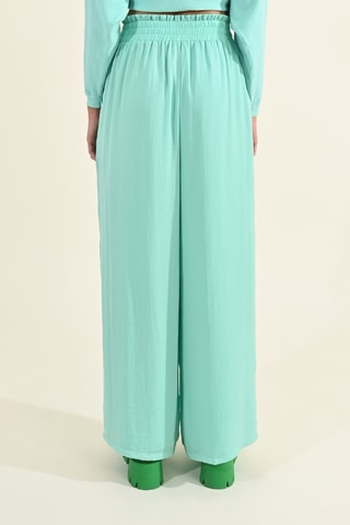 Pantalón de tiro alto - Celeste - Lili Sidonio