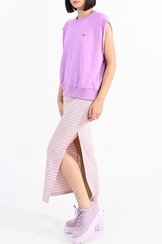 Mouwloze Sweater - Paars - Lili Sidonio