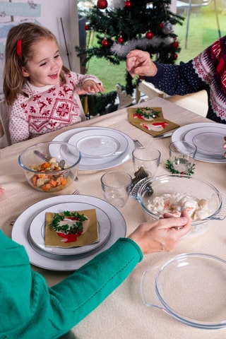 2 casseruole in vetro borosilicato Essentials - 27 cm -  2,1 l