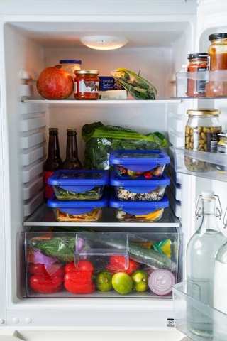 5 contenitori salvafreschezza in vetro borosilicato - 0,8 l