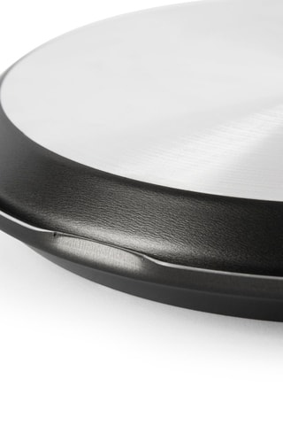 Poêle à double face en acier inoxydable - 24 cm