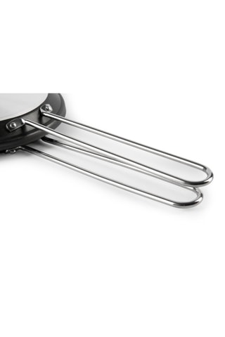 Poêle à double face en acier inoxydable - 24 cm