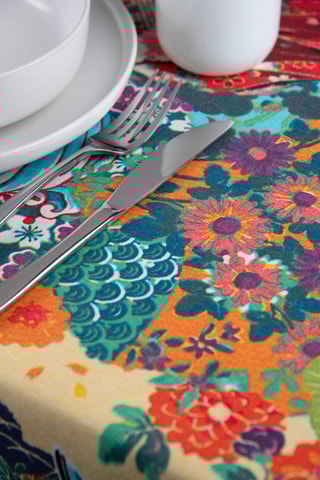 Nappe rectangulaire Kimono - Multicolore