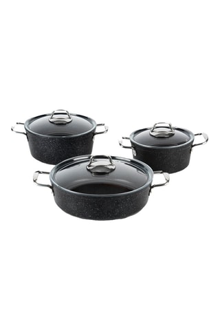 Faitout Cinq étoiles avec poignées en acier inoxydable - 28 cm