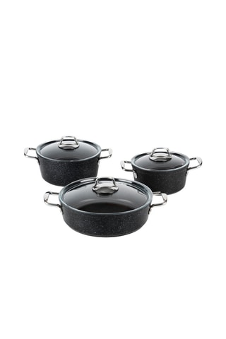 Faitout Cinq étoiles avec poignées en acier inoxydable - 24 cm