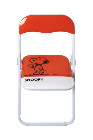 Chaise pliable Snoopy - Blanc et rouge