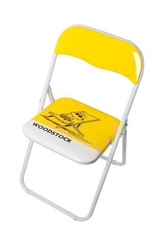 Chaise pliable Woodstock Peanuts - Blanc et jaune