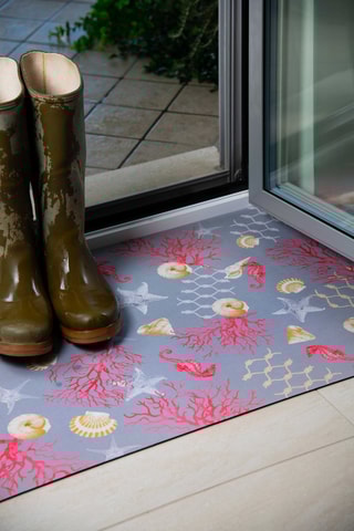 Tapis Coral - Multicolore - 80 x 52 cm