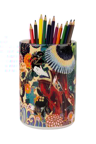 Pot à ustensiles en céramique Kimono