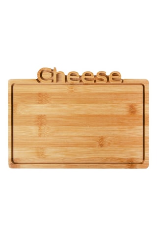 Planche à fromages en bambou Linea  -  26 x 19 cm