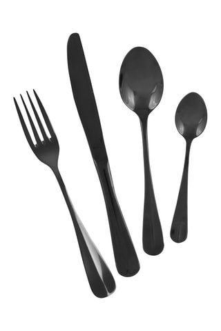 Ménagère Black en acier inoxydable - 24 pièces