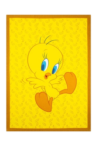 Torchon Titi et Grosminet Looney Tunes - Jaune