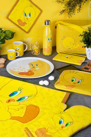 Torchon Titi et Grosminet Looney Tunes - Jaune