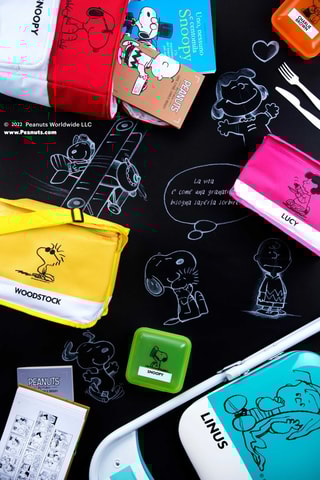 Sac isotherme Snoopy - Jaune et noir