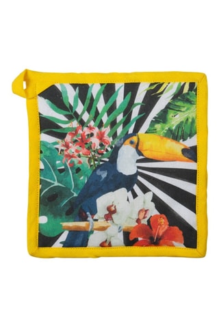 Manique Tropical chic - Jaune et vert