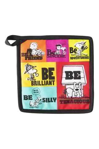 Manique de cuisine Snoopy - Rouge et orange