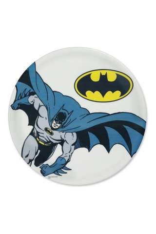 6 assiettes à pizza en porcelaine La Ligue des Justiciers DC Comics - 31 cm