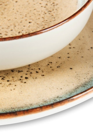 6 assiettes de service en céramique Zeus - 33 cm