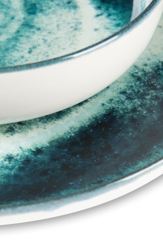 6 assiettes en céramique Athéna - 33 cm