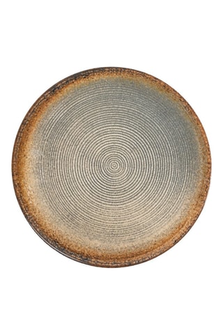 6 assiettes de service en céramique Demetra - 33 cm