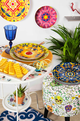 Service en porcelaine et grès Venice - 18 pièces