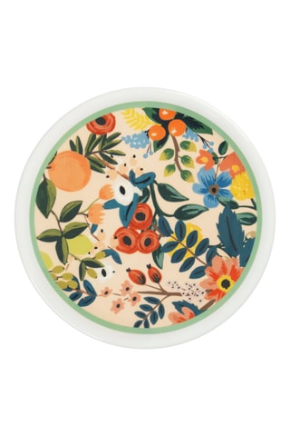 6 assiettes à pizza en porcelaine Fiori Frida - 30,5 cm