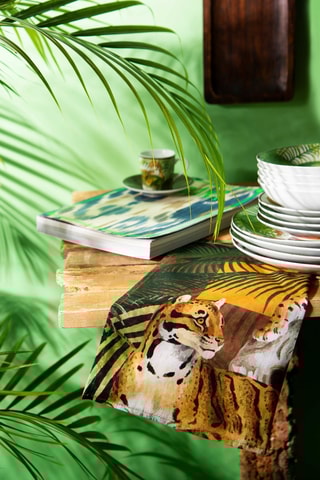 Service en porcelaine Leopard - 18 pièces