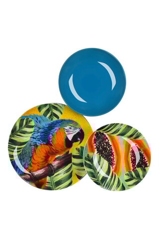 Service en céramique et en grès Havana - 18 pièces