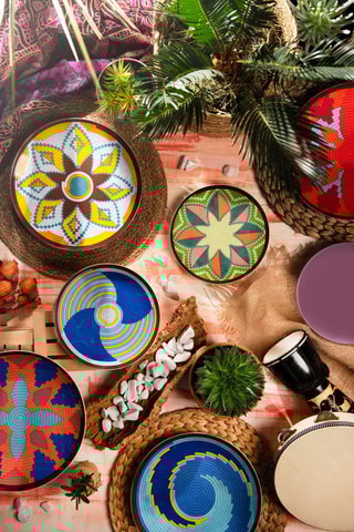 Service en porcelaine et grès Dakar - 18 pièces