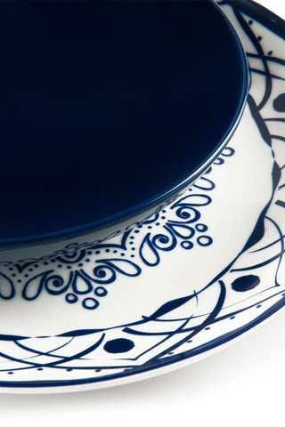 Service en porcelaine et grès Bohème - 18 pièces