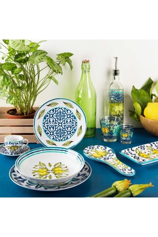 Porte-cuillère en céramique Amalfi - Blanc