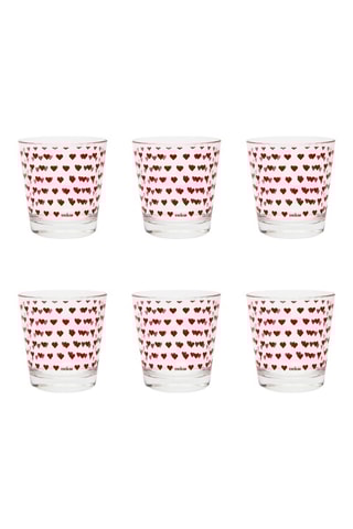 6 verres Enjoy Cuori - 25 cl