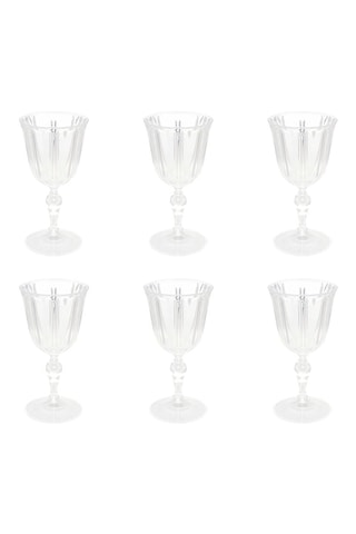 6 verres à vin Country - 25 cl
