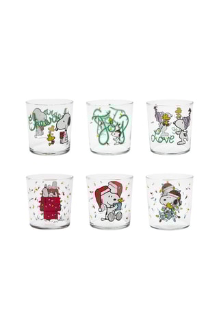 6 verres Snoopy Snoopy et les Peanuts - 35 cl