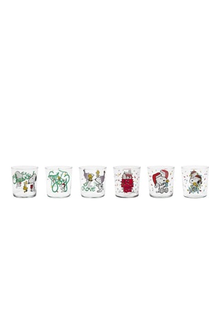 6 verres Snoopy Snoopy et les Peanuts - 35 cl