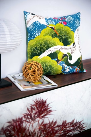 Coussin - Bleu et vert - 45 x 45 cm