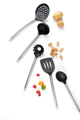 5 ustensiles en acier